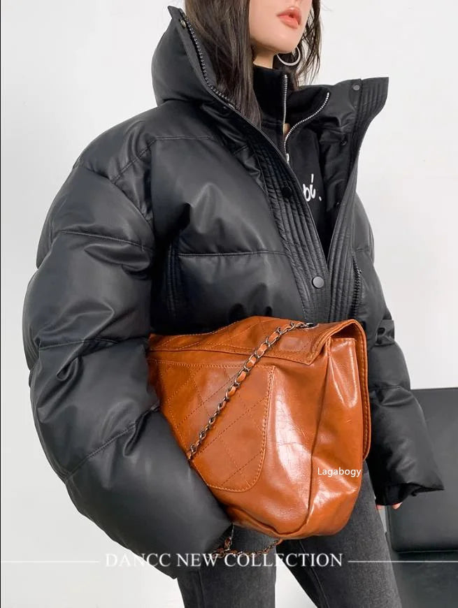 WinterShield - Thick PU Duck Down Jacket