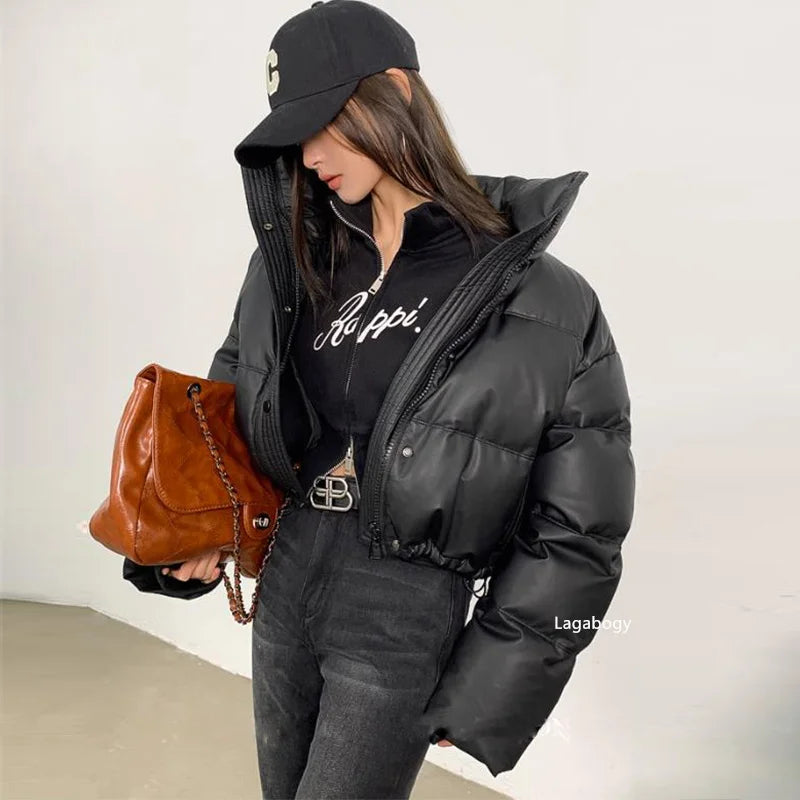 WinterShield - Thick PU Duck Down Jacket