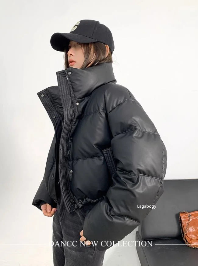 WinterShield - Thick PU Duck Down Jacket