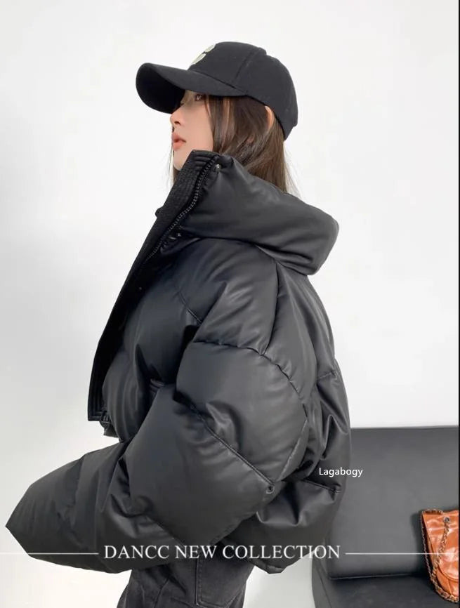 WinterShield - Thick PU Duck Down Jacket